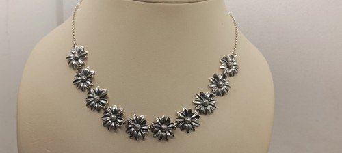 Collana argento margherite - ,