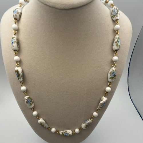 Collana maglia perline