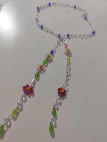 Collana lunga donna perline
