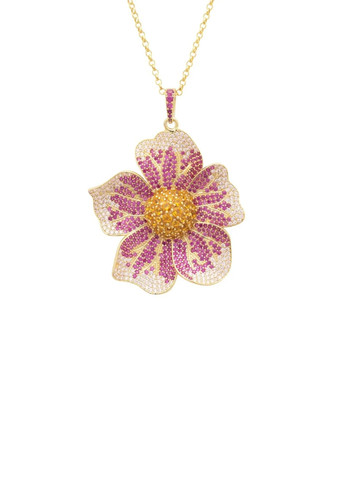 Latelita collana con - con, fiore