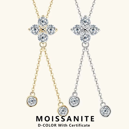 Collana con nappa fiore - con,