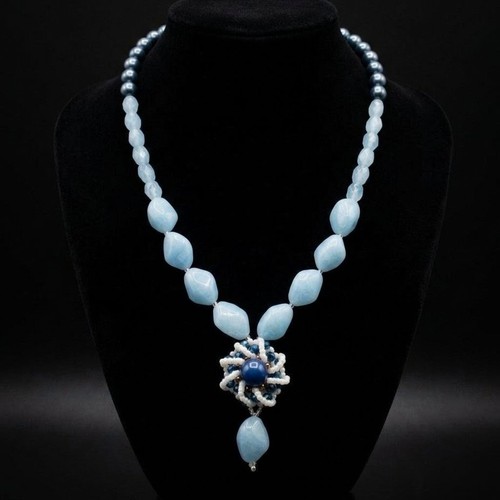 Collana semi lunga artigianale - lunga,