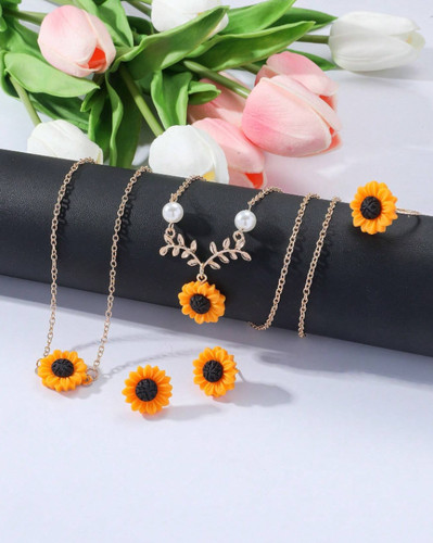 Parure collana orecchini - collana, con