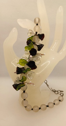 Murano fiori vetro - vetro, collana