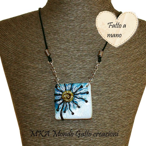 Collana donna hand made - collana, da