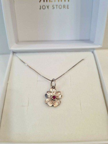 Collana flores con ciondolo - collana,