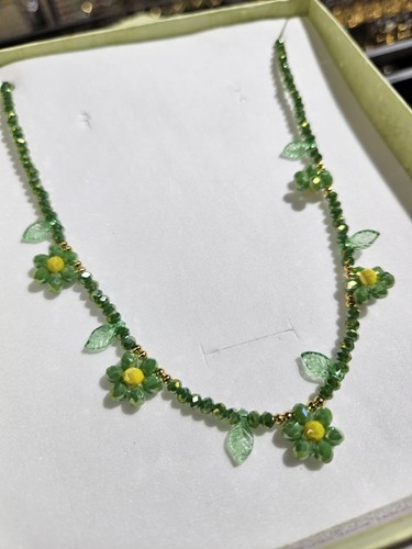 Collana con fiore - collana,