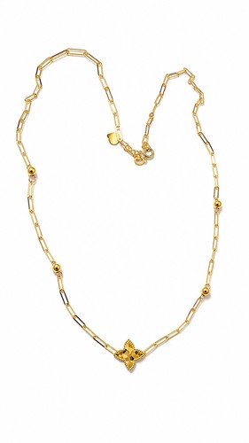 Collana fantasia oro - fantasia, in