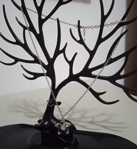 Collana argento con ciondolo - con,