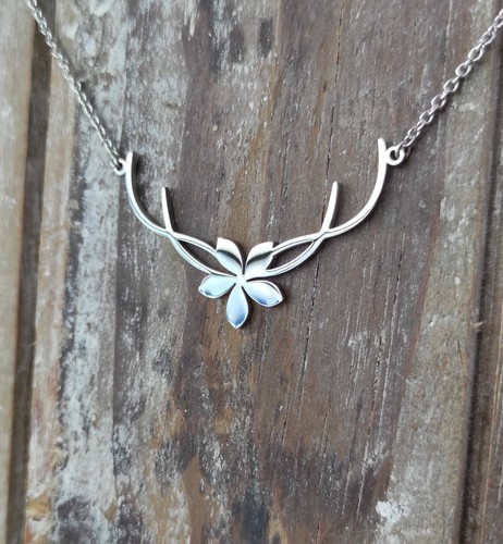 Collana girocollo acciaio - collana, in