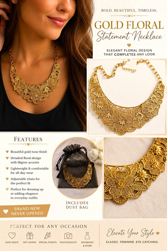 Collana dichiarazione oro