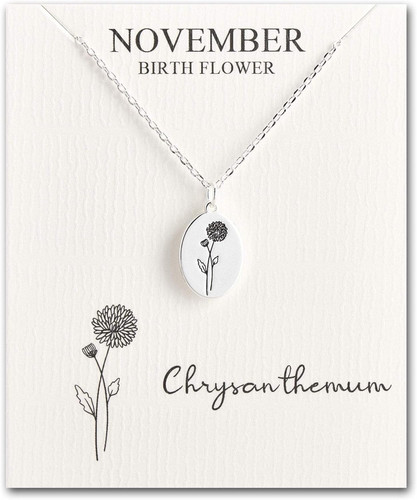 Collana con fiore nascita - collana,