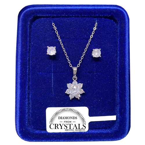Collana fiore punto luce - collana,